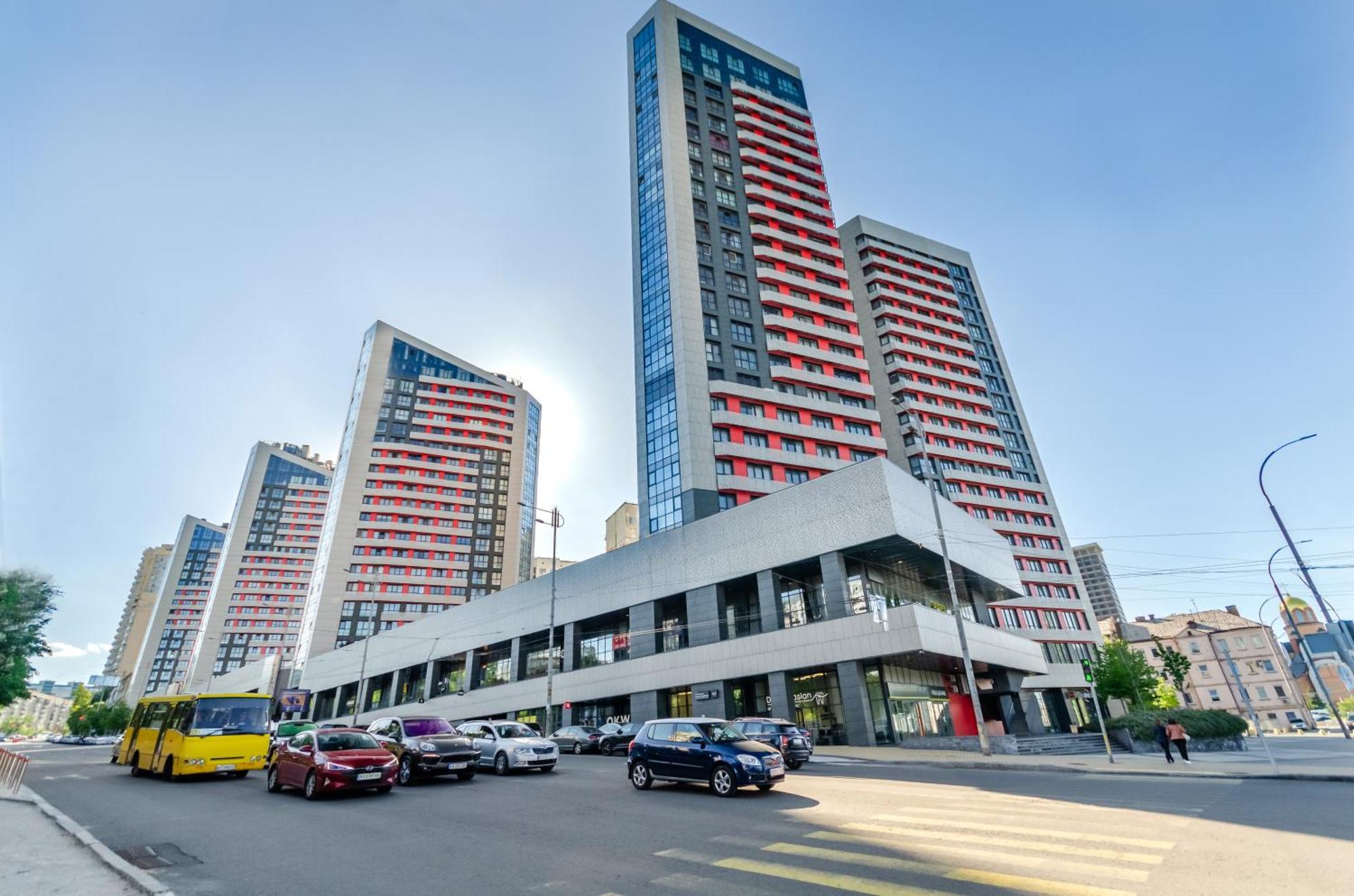 21-212 Petrovdom In Mint Apartments At Rc Kvartet Near Central Railway Station Kiev Exterior foto
